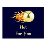 Flaming Pinball Hot For You Postcards