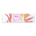 Flaming Pink Bunny bumper stickers
