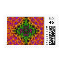 flaming poo postage