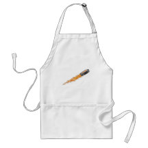 Flaming Puck Apron