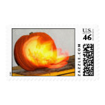 Flaming Pumpkin Stamp