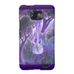 Flaming Purple Guitar Case Samsung Galaxy Cover