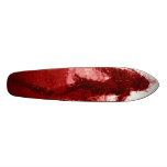 Flaming Raven Custom Skate Board