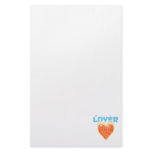 Flaming Red Hot Lover Stationery