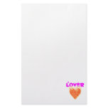 Flaming Red Hot Lover Stationery Design