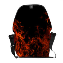 Flaming Rick-Shaw! Courier Bag