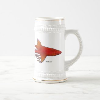 Flaming Shark by FishTs.com Mug