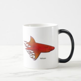 Flaming Shark by FishTs.com Mug