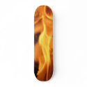 Flaming Skateboard