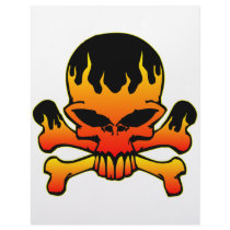 Flaming Skull and Crossbones letterhead