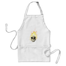 Flaming Skull aprons by emonation Flaming Skull aprons