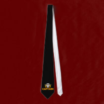 Flaming Skull Captain ties