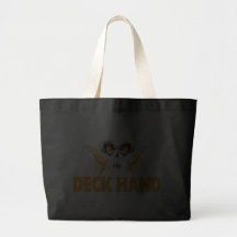 Flaming Skull Deck Hand Bag