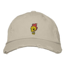 Flaming Skull Embroidered Hats