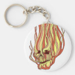 Flaming Skull keychains
