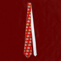 Flaming Skull ties
