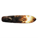 Flaming skull pattern1 skateboards