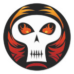 Flaming Skull stickers