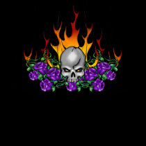 Flaming Skull T-shirt