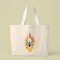 Flaming Skull Tattoo bags