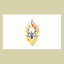 Flaming Skull Tattoo stickers