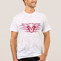 Flaming Skull Tattoo t-shirts