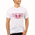 Flaming Skull Tattoo t-shirts