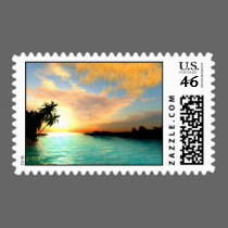 Flaming Sky postage