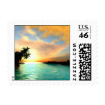 Flaming Sky Stamp