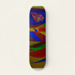 Flaming Snake Skateboard