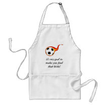 flaming-soccer-ball-01, it's my goal to make yo... aprons
