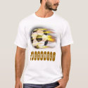 flaming soccer ball t-shirts by phofer flaming soccer ball t-shirts