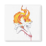 flaming star magnet