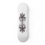 Flaming star skate board decks