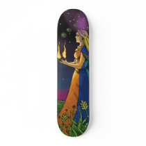 Flaming Star skateboards by tarot_reading_site Flaming Star skateboards