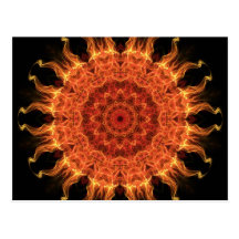 Flaming Sun Post Cards