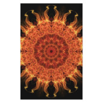 Flaming Sun Personalized Stationery