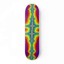 Flaming sword skate boards