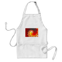 Flaming Tentacle - Fractal Art Apron