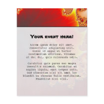 Flaming Tentacle - Fractal Art Flyers