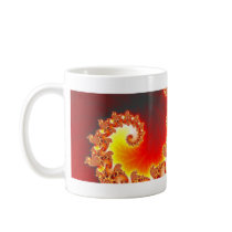 Flaming Tentacle - Fractal Art Mug