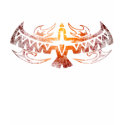 Flaming Thunderbird Tribal Tattoo t-shirts by valadorstudios Flaming Thunderbird Tribal Tattoo t-shirts