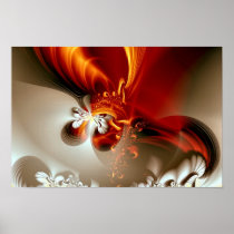 Flaming Tiretread Booties Posters
