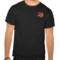 Flaming Turtles 2-Sided Dark Shirts