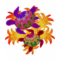 Flaming Turtles 2-Sided Kids' Shirts