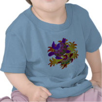 Flaming Turtles Infant T-Shirts