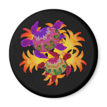 Flaming Turtles Magnets