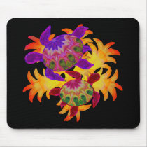 Flaming Turtles Mousepad