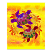 Flaming Turtles posters by wingedturtle Flaming Turtles posters
