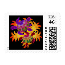 Flaming Turtles Stamps